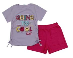 Conjunto juv manga curta