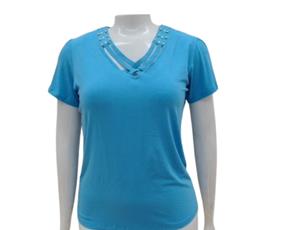 Blusa ad extrag manga curt