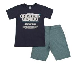 Conjunto inf manga curta