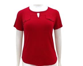 Blusa ad extrag manga curt