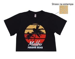 Blusa juv manga curta