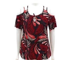 Blusa ad extrag manga curt