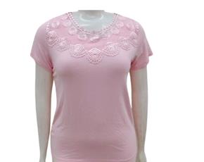 Blusa ad extrag manga curt