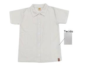 Camisa Jaki Juvenil Masculino Manga Curta Malha Trabalhada