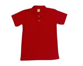 Polo Jaki Juvenil Masculino Manga Curta Malha