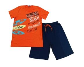 Conjunto juv manga curta