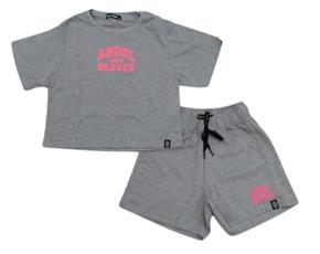 Conjunto juv manga curta