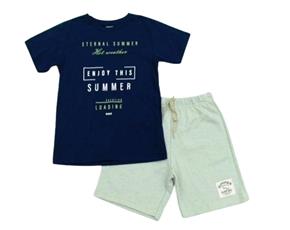 Conjunto inf manga curta