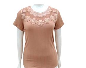 Blusa ad extrag manga curt