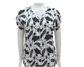 Blusa ad extrag manga curt