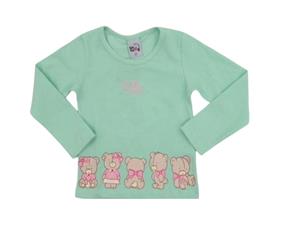 Blusa Gatutty Primeiros Passos Feminina Manga Longa Cotton