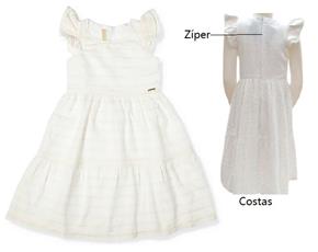 Vestido inf manga curta