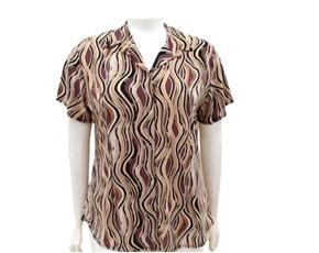 Blusa ad extrag manga curt