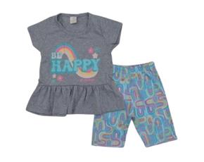 Conjunto inf manga curta