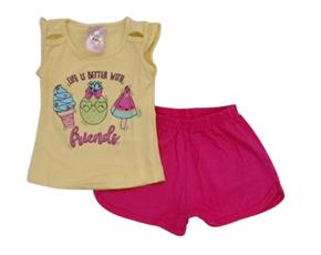 Conjunto fem manga curta