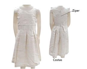 Vestido juv manga curta