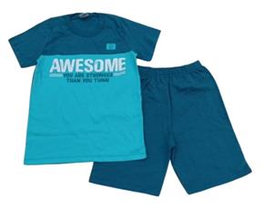 Conjunto juv manga curta