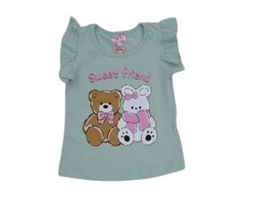 Blusa fem manga curta