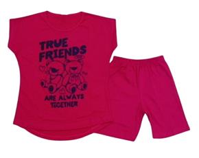 Conjunto juv manga curta