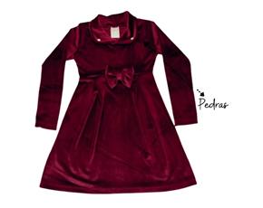 Vestido inf manga longa 3/4