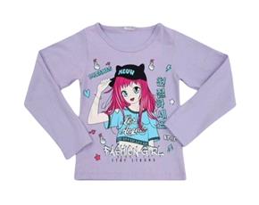 Blusa inf manga longa