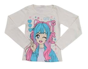 Blusa juv manga longa