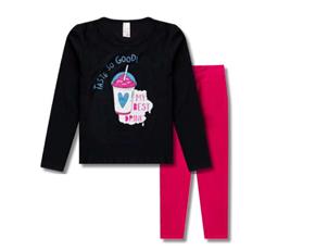 Conjunto juv manga longa