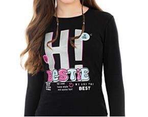 Blusa juv manga longa