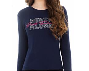 Blusa juv manga longa