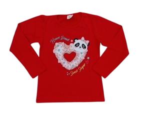 Blusa inf manga longa