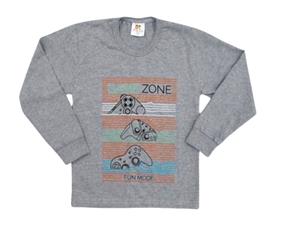 Camiseta inf manga longa