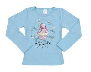 Blusa inf manga longa