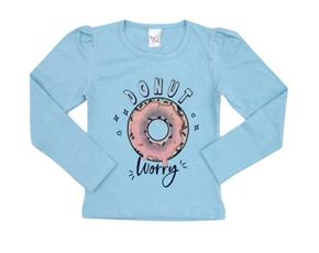 Blusa inf manga longa