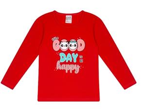 Blusa inf manga longa