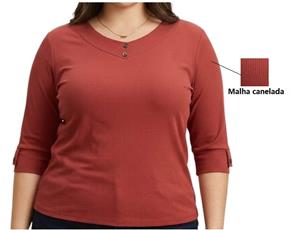 Blusa ad extra g manga lga