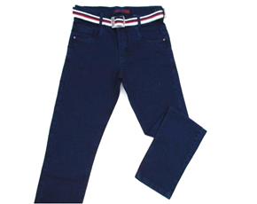 Calça juv jeans/tactel