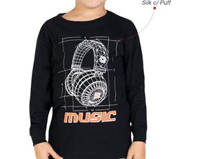 Camiseta inf manga longa