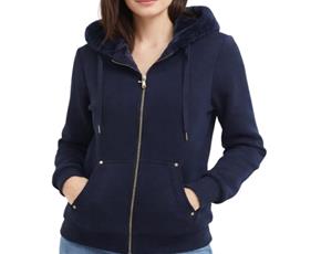 Jaqueta Kopico Adulto Feminina Poliéster Peluciada Capuz