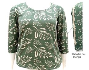 Blusa ad extra g manga lga