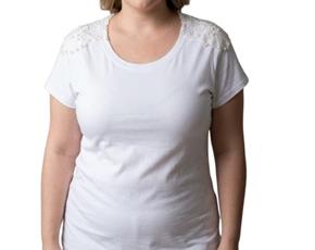 Blusa ad extrag manga curt