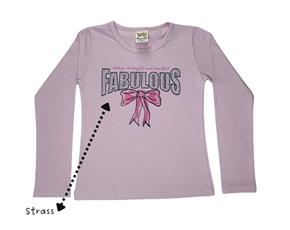 Blusa inf manga longa