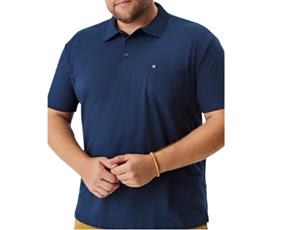 Polo Mmt Adulto Extra Grande Masculino Manga Curta Malha Bolso