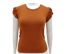 Blusa ad extrag manga curt