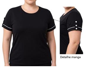 Blusa ad extrag manga curt