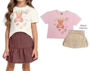 Conjunto inf manga curta