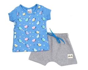 Conjunto fem manga curta