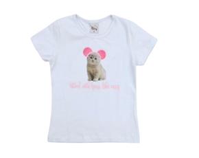 Blusa inf manga curta