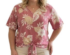 Blusa ad extrag manga curt