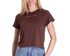 Blusa ad manga curta