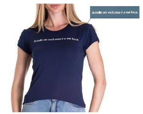 Blusa ad manga curta